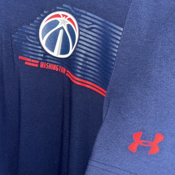 Washington Wizards NBA combine warm up top with hoodie. - Picture 4 of 6